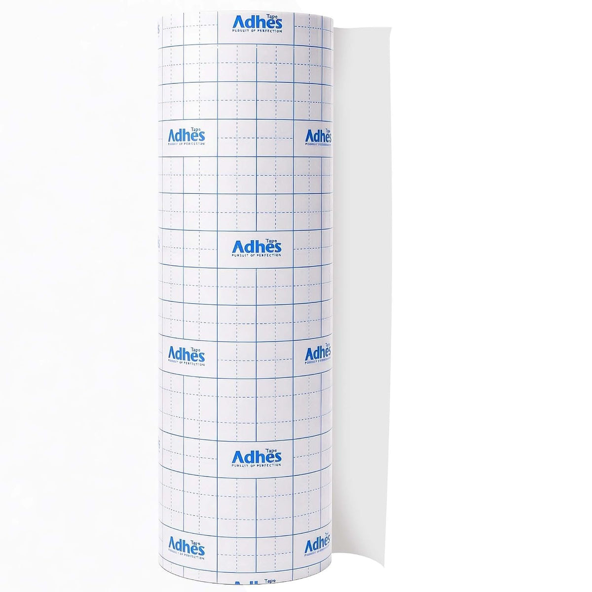ADHES Clear Transfer Tape for Vinyl with Grid, 12" x 50FT
