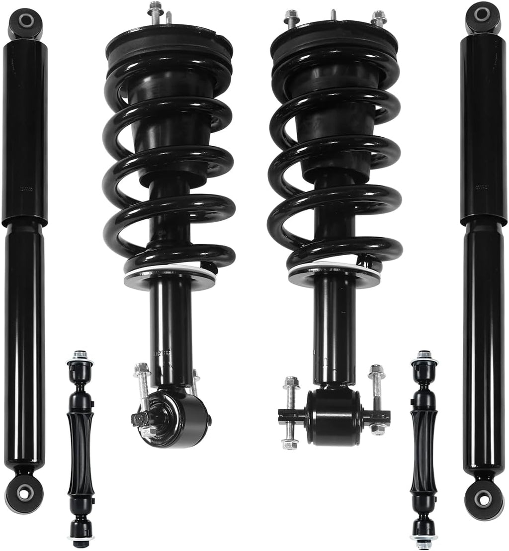 6Pc Struts & Shocks Fit for Chevy Silverado 1500 2014-2018 4WD