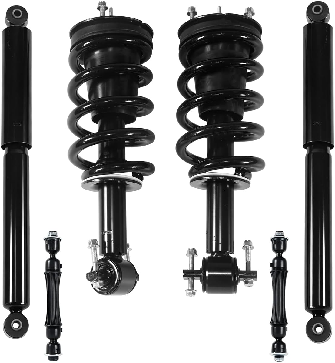 6Pc Struts & Shocks Fit for Chevy Silverado 1500 2014-2018 4WD