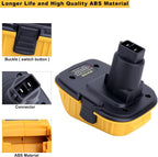 2-Pack DCA1820 Battery Adapter Compatible with De-walt 18V to 20V Adapter