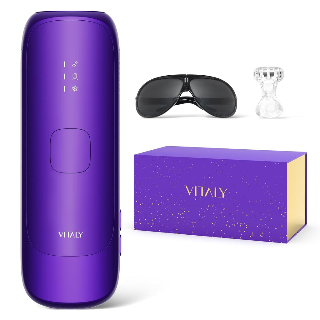IPL Laser Hair Removal Device For Women: Permanent Hair Removal with Ice Cooling, Safe Skin Sensor & Auto Flashing &