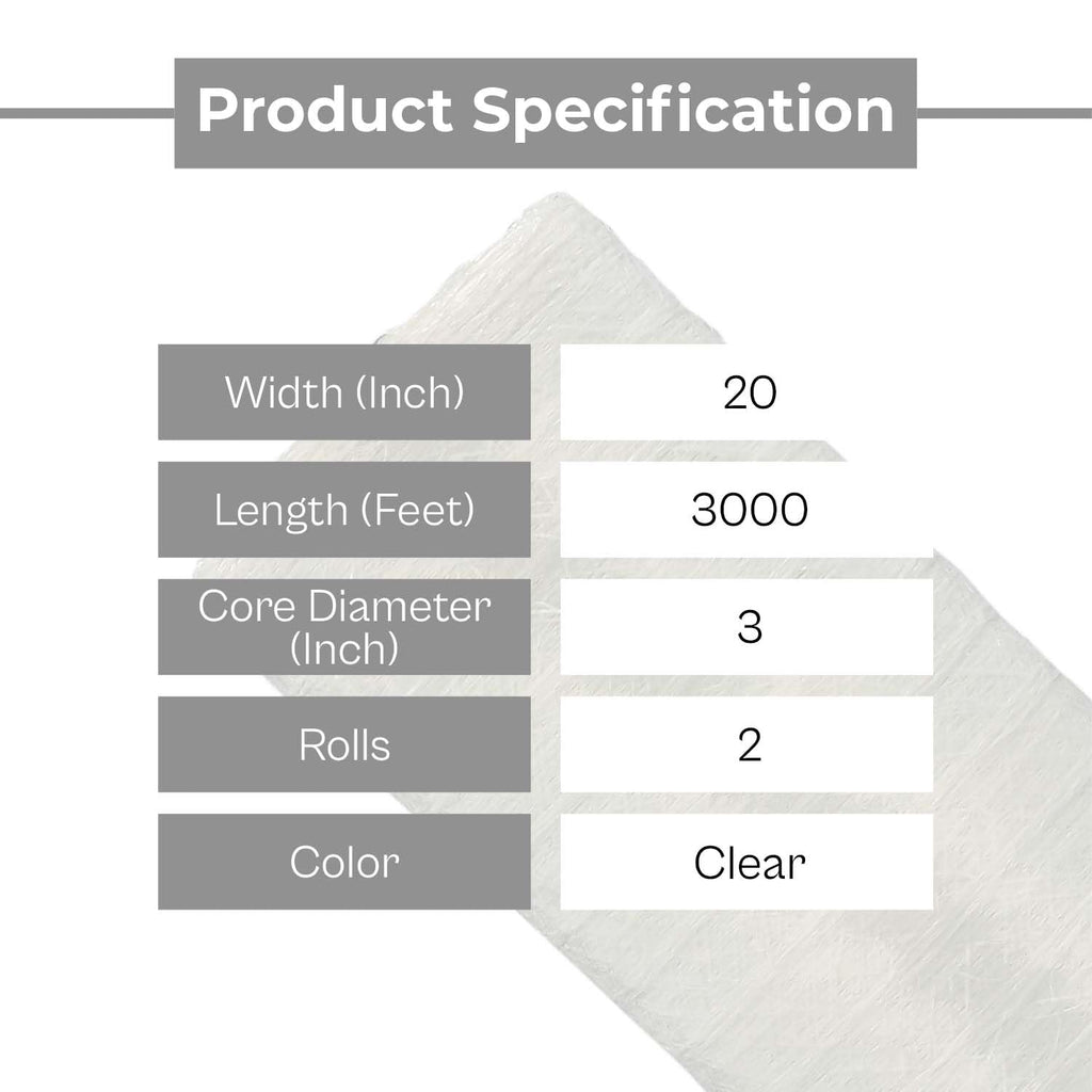 PSBM Pallet Netting Vented Stretch Wrap, 2 Pack, 20 Inch x 3000 Feet