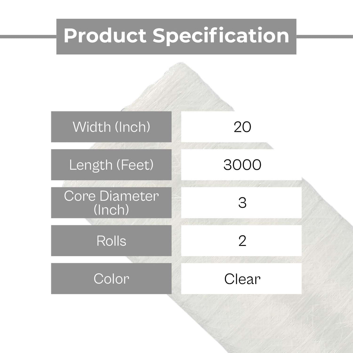 PSBM Pallet Netting Vented Stretch Wrap, 2 Pack, 20 Inch x 3000 Feet