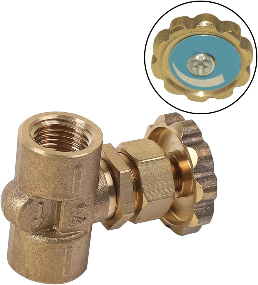 2Pcs Control Needle Valve 1/4" NPT Male x 1/4" NPT Male Connection