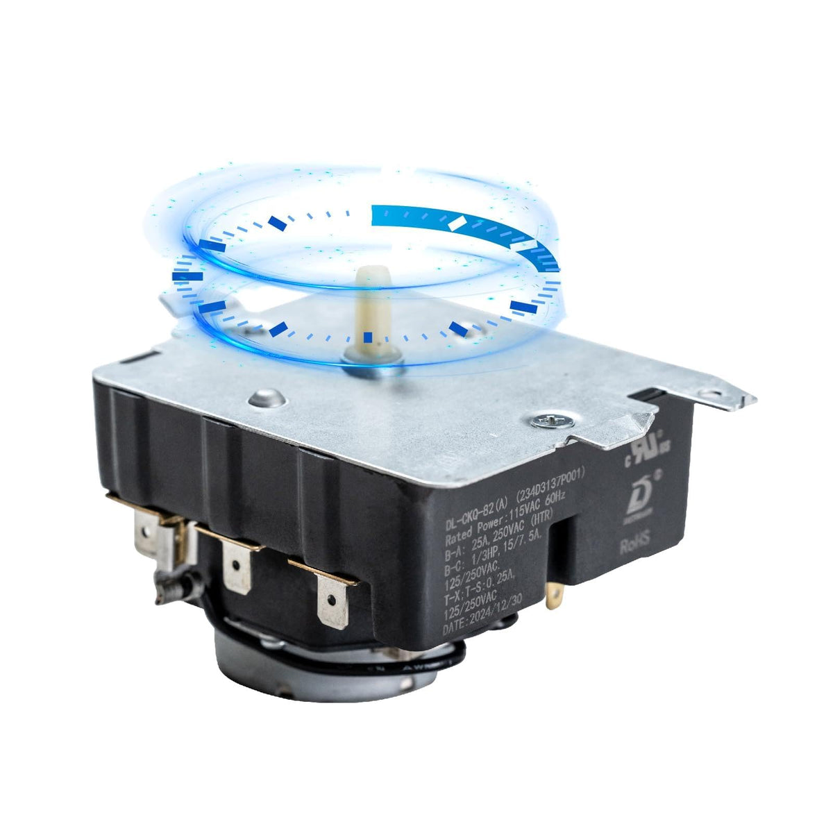 Dryer Timer Assembly WE4M533 TMD1EM03 Compatible with GE Hotpoint Models