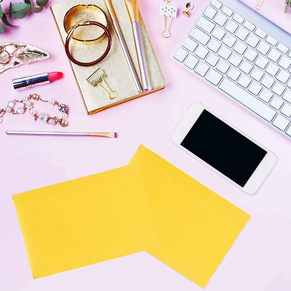 Kraft Bubble Mailers 4x8 Inch 100 Pcs,Small Self-Sealing Mail Shipping Bags,Yellow Padded Envelopes #000
