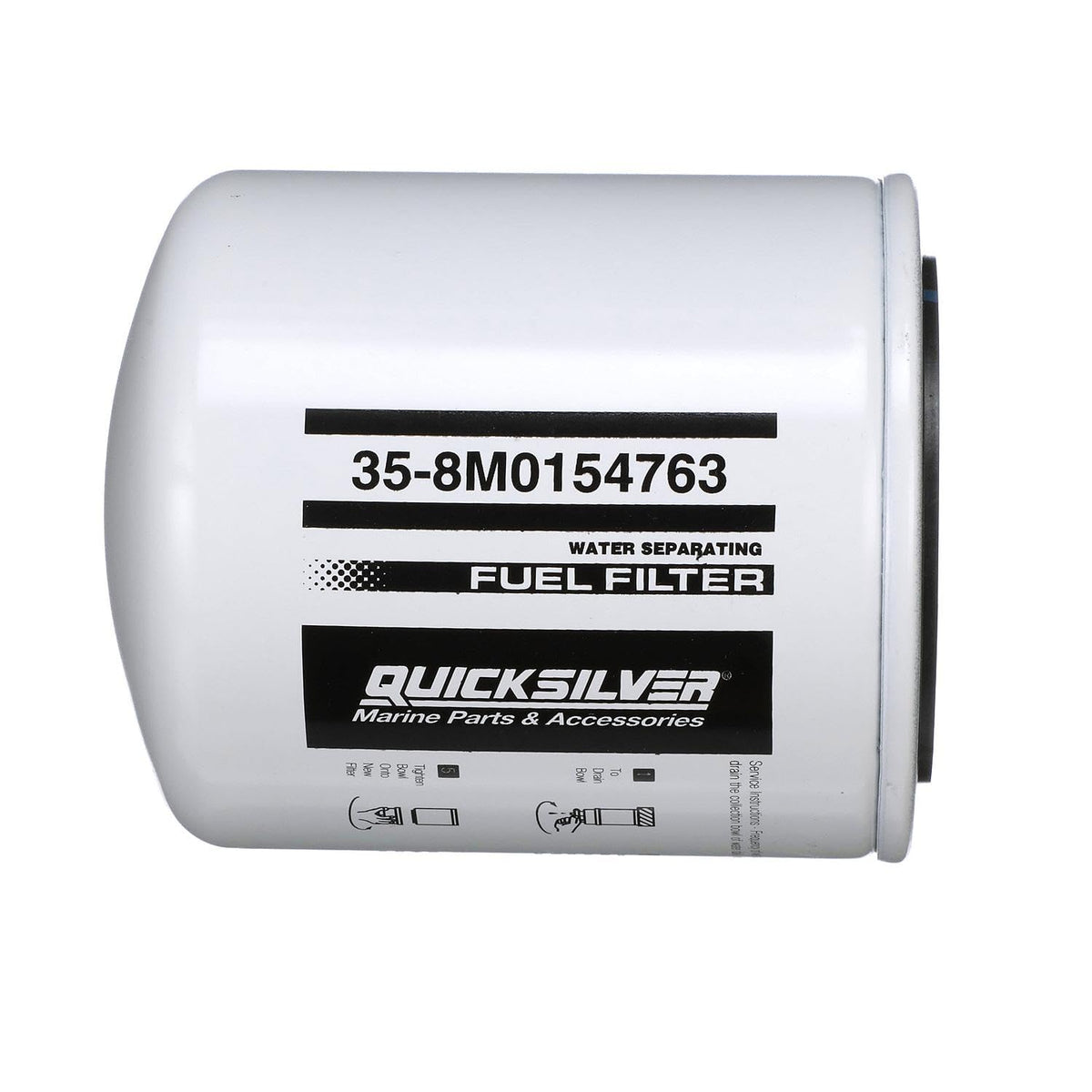 Quicksilver Water Separating Fuel Filter for Johnson/Evinrude 250/300 hp Outboards