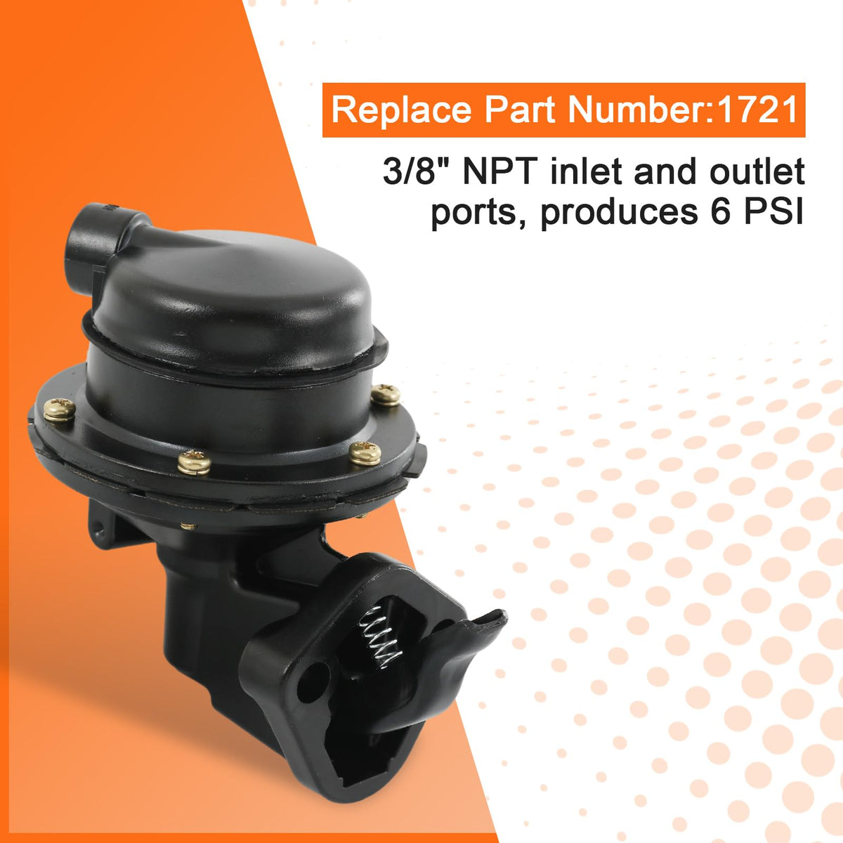 RADHLBNIU 1721 Mechanical Fuel Pump Automotive Replacement