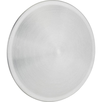 Snap-On Moon Cap, Premium Aluminum Construction with Natural Spun Finish, 13 Inch Wheel Cover, Snap-On Rings for Easy