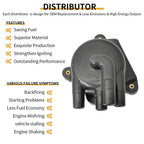 CNPAPC RC-HE60 BKR6E-11 Distributor Cap & Rotor Spark Plugs & Cable