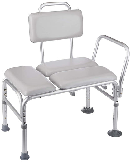 Padded Transfer Bench, Elderly Living Assist Tool for Transferring & Moving from Shower & Bath, At Home Living Device