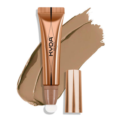 Contour Beauty Wand, Liquid Face Contouring with Cushion Applicator, High Coverage Natural Matte Finish, Lightweight