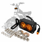Ebike Headlight for Ridstar Q20 Q20 Lite Q20 Pro + Bracket Amber