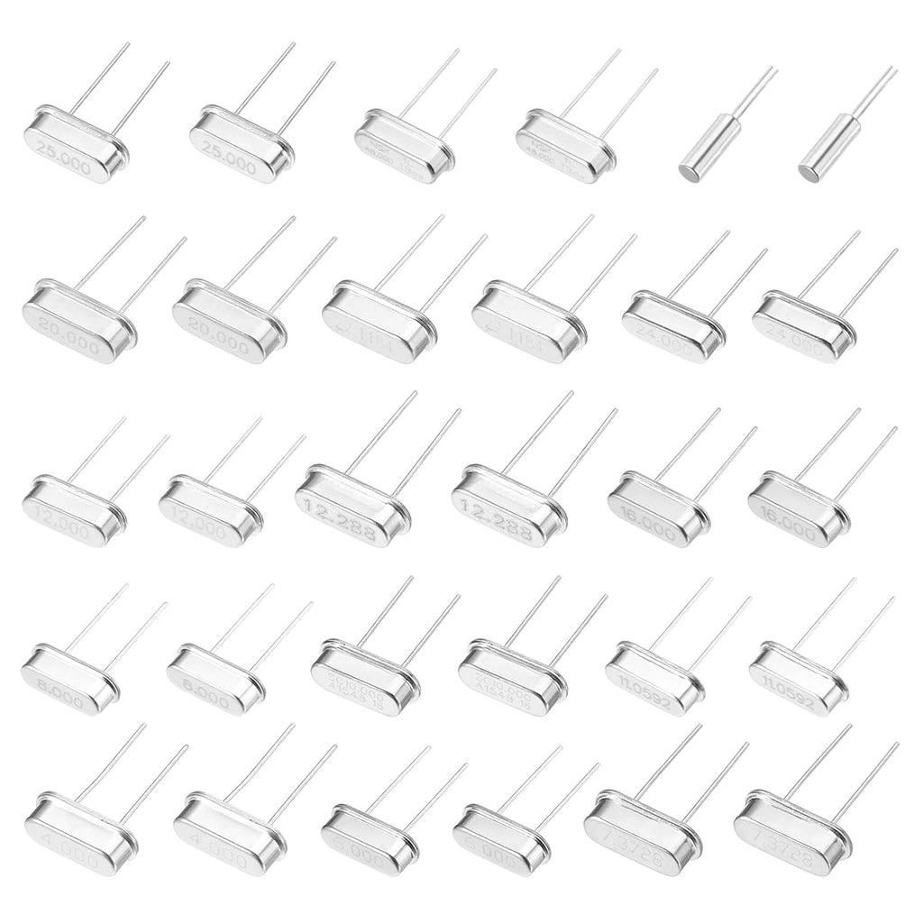 MECCANIXITY Quartz Crystal Oscillator Assortment Kit DIP 2 Pin 4MHz
