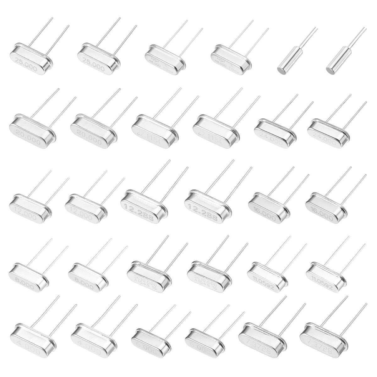 MECCANIXITY Quartz Crystal Oscillator Assortment Kit DIP 2 Pin 4MHz