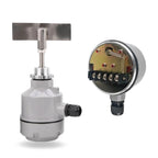 24V/110V/220V Rotary Paddle Level Switch, Durable Industrial Solids Paddle Switch, Reliable Point Level Sensor for Solids(Flange Tube Type,24VDC)