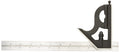 Starrett Steel Combination Square with Square Head, 12" Blade Length