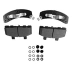PM Auto Front Ceramic Brake Pads Compatible With 1997-2002 GMC Safari
