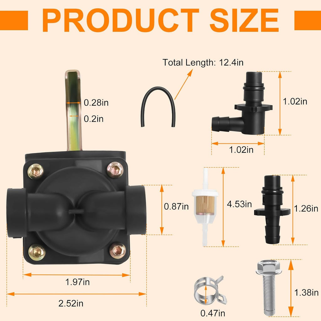 Fuel Pump Kit Compatible with John Deere L110 LT155 LT160 LT150 AM133627