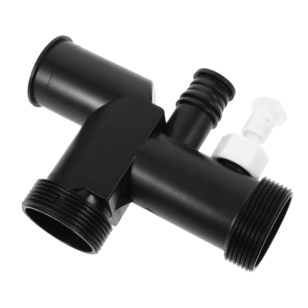 Kitchen Sink Drain Pipe Fitting for Food Waste Disposer, Black ABS