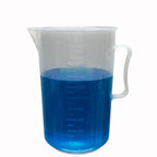 TN LAB 2000ml Beaker Pitcher Measuring Cup with Strong Handle Polypropylene Plastic Graduated 2L Holds 2 Quarts