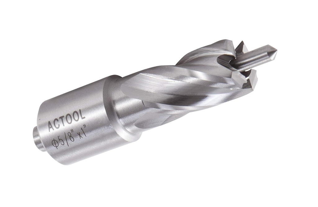 5/8" Diameter × 1" Depth of Cut HSS ANNULAR Cutter with 3/4'' Weldon Shank