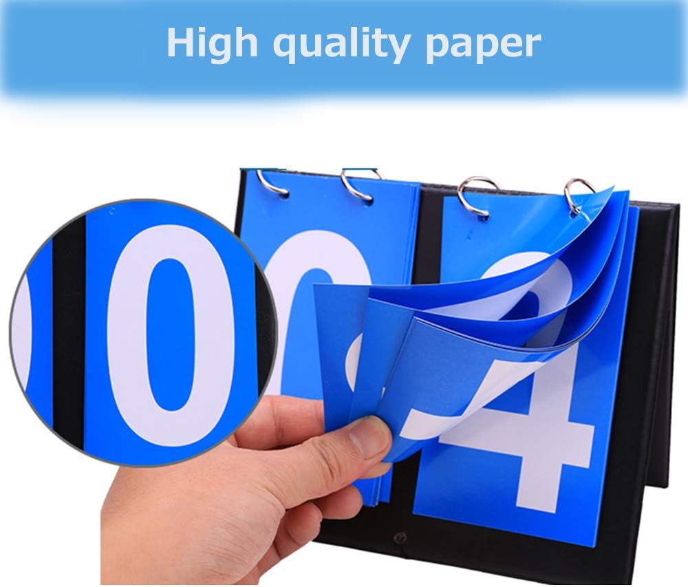 Portable Table Top Scoreboard Flipper, Multi Sports Score Flip Scoreboard