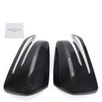 Side Mirror Cap Covers Compatible with Mercedes Benz Carbon Fiber Pattern