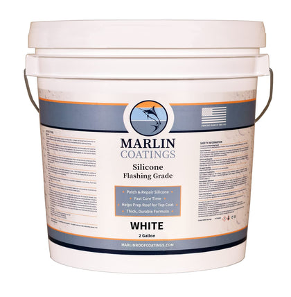 100% Silicone Roof Patch – Prevent and Repair Leaks – Complete Waterproofing – Easy Trowel or Brush Application…(1/2