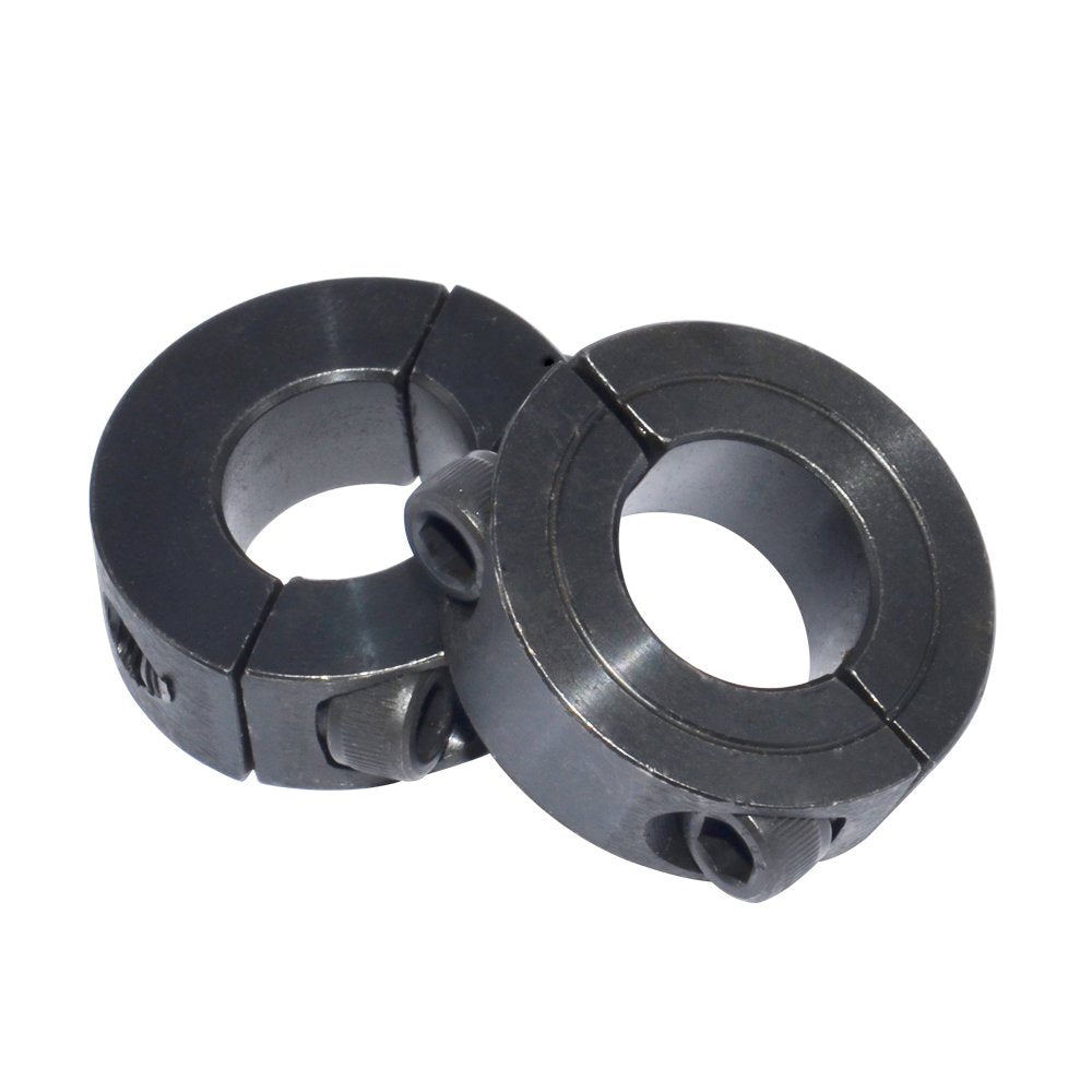 5/8" Bore OD 1-5/16" Shaft Collars Double Split Black Oxide Set Screw Style 4Pcs
