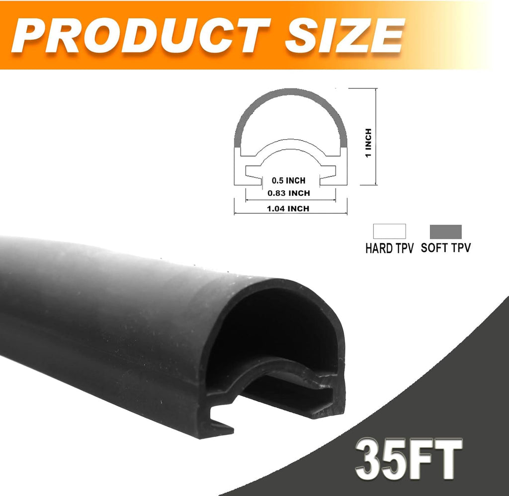 RV Slide Out Seal 018-312-EKD Fits RV Camper Slideout System