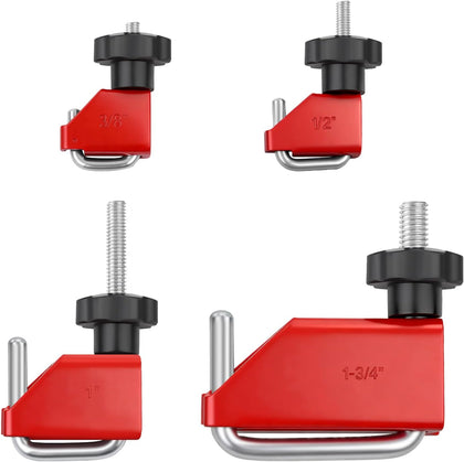 4 Piece Hose Pinch Off Pliers Flexible Hose Clamp Pliers, Brake Fuel Line Clamp Automotive without Damaging the Line