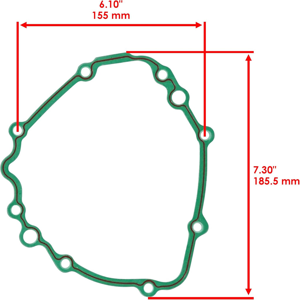 Caltric Stator & Gasket Rectifier Regulator Compatible With Honda Cbr600Rr 2003 2004 2005 2006