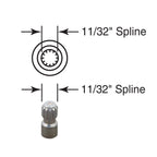 Prime-Line TH 23022 9-1/2 In. Single-Arm Left-Hand Casement Operator, White Finish (Single Pack)