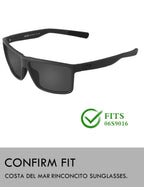 Polycarbonate Replacement Lenses for Costa Del Mar Rinconcito 06S9016 Rectangular Sunglasses - Silver Titanium Mirror