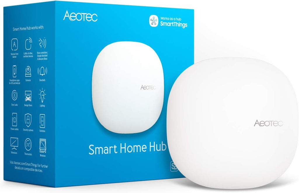 Smart Home Hub, Works as a SmartThings Hub, Z-Wave, Zigbee, Matter Gateway, Compatible with Alexa, Google Assistant