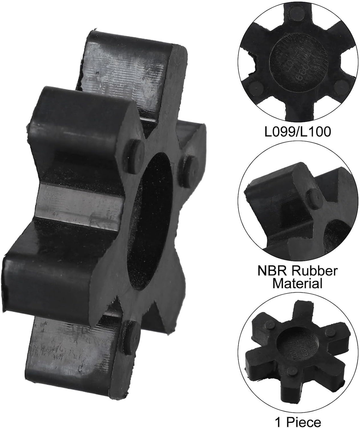 L099/L100 Urethane Spider Insert For Lovejoy L-Jaw Coupling