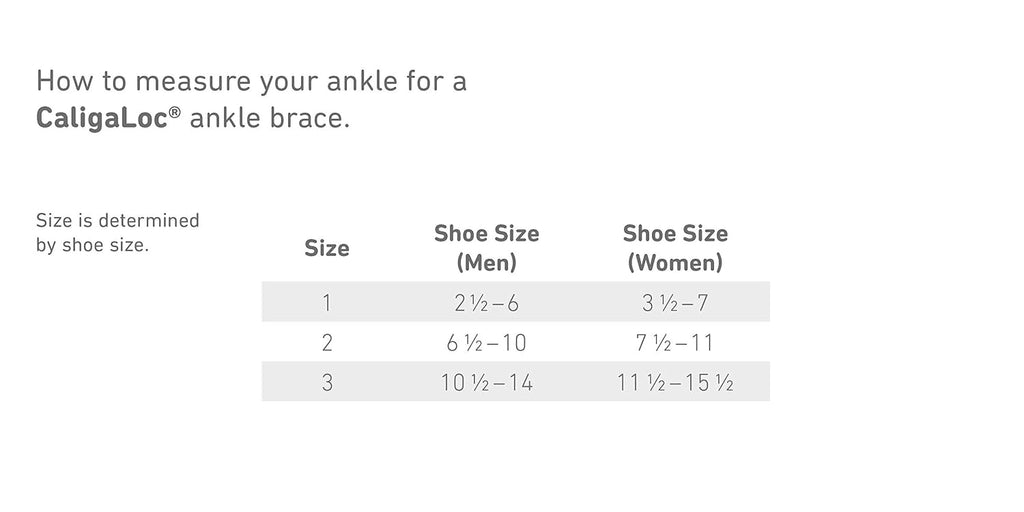 CaligaLoc - Ankle Brace - Helps Stabilize entire Ankle Giving Medial & Lateral Support, Support to Help Repair Torn