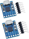 HiLetgo 2pcs CP2102 Micro USB to UART TTL Module 6 Pin Serial Converter STC Replace FT232