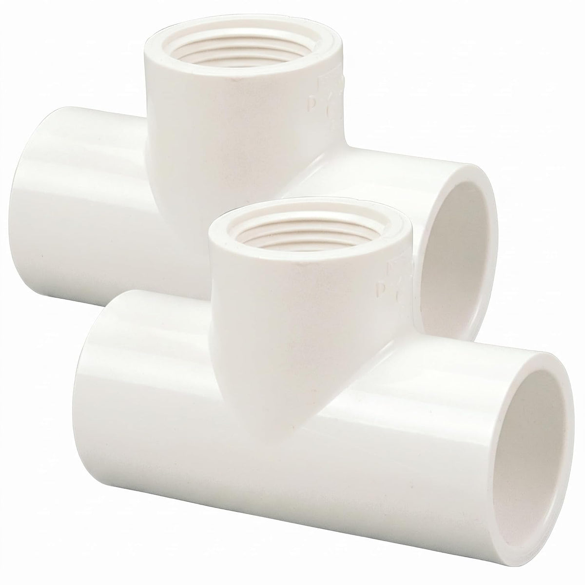 NIBCO C402-007 3/4 TEE, White (C402007) (Pack of 2)