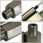 304 Stainless Steel Flow Switch Sensor G1/4 Piston Type(ZFS-02S 110V)
