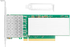 Vogzone for E810-XXVDA4 Network Adapter, 25GbE 4X SFP28 PCIe 4.0 x16 NIC