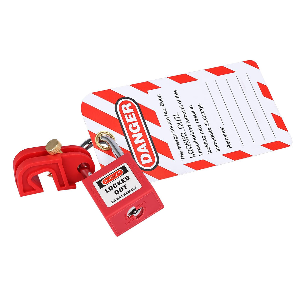 Circuit Breaker Lockout Device, 20pcs Universal Single and Multi Pole Breakers Lockout