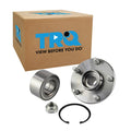 TRQ Front Wheel Bearing & Hub Kit with ABS Sensor