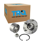 TRQ Front Wheel Bearing & Hub Kit with ABS Sensor