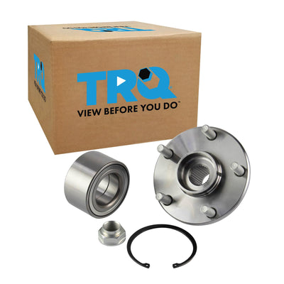 TRQ Front Wheel Bearing & Hub Kit with ABS Sensor