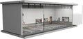 1/64 Diorama Display Case with LED Lights for 1/64 Scale Model Car | Stackable Garage Compatible with Hot Wheels