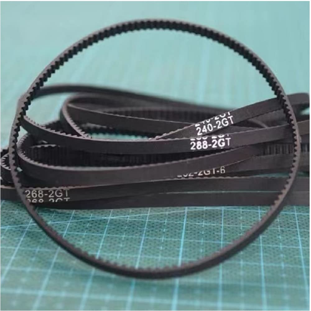 2GT Timing Belt GT2 Closed Loop Rubber Belts,9mm Width(2PCS),360mm