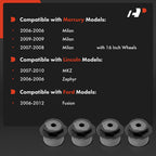 A-Premium 4 x Front Upper Control Arm Bushing Kit, Compatible with Ford