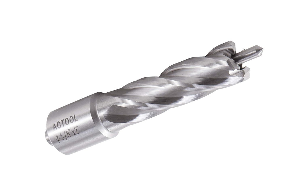 5/8" Diameter × 2" Depth of Cut HSS ANNULAR Cutter with 3/4'' Weldon Shank